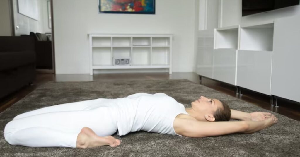 Reclining Hero’s Pose